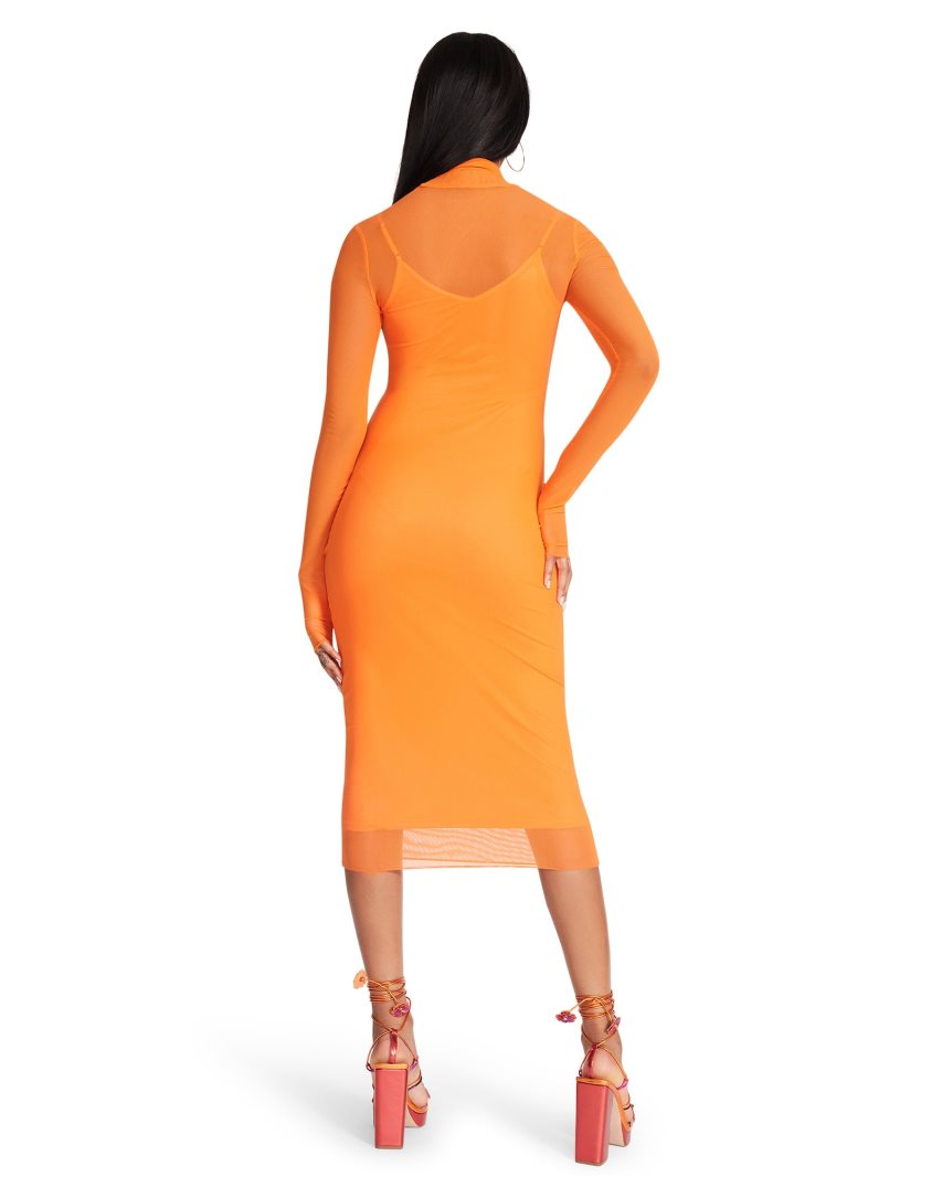 Orange Steve Madden Vivienne Women's Dress | PH 4725LGC